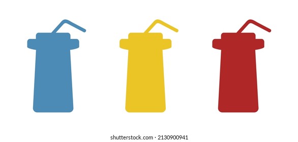 icono de taza en fondo blanco, ilustración vectorial