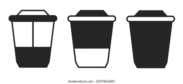 Tassensymbol auf weißem Hintergrund. Tassengrafik mit Vektorlogo.