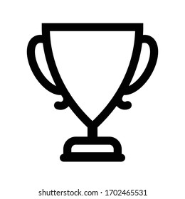 cup icon outline isolated vector illustration