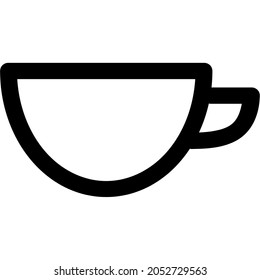 icono de taza. contornos de icono. Copa