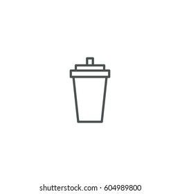 cup icon. sign design
