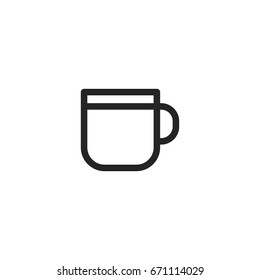cup icon. sign design