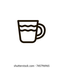cup icon. sign design