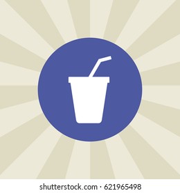 cup icon. sign design. background