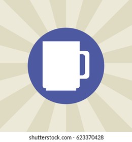 cup icon. sign design. background