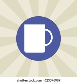 cup icon. sign design. background