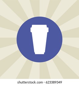 cup icon. sign design. background