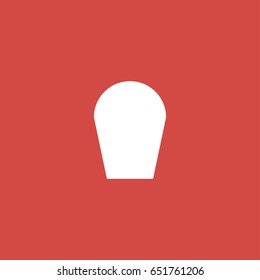 cup icon. sign design. red background