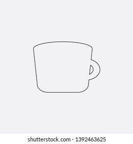 cup icon sign signifier vector