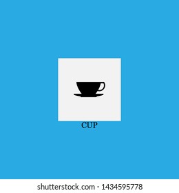 cup icon sign signifier vector