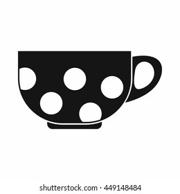 Cup icon in simple style isolated vector illustration
