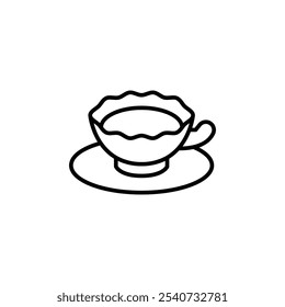 Cup icon. Simple tea cup icon for social media, app, and web design. Vector illustration