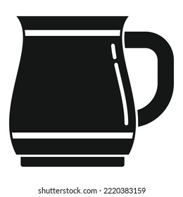 Cup icon simple vector. Coffee mug. Hot tea