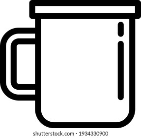 Cup Icon Simple Vector Illustration.