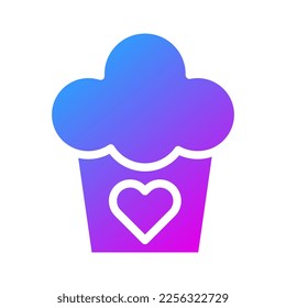 cup icon solid gradient style valentine illustration vector element and symbol perfect. Icon sign from modern collection for web.