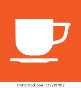 Cup icon, stock vector illustration, EPS10.
