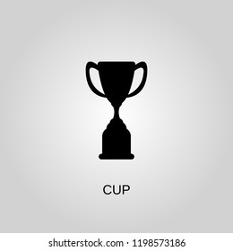 Cup icon.Cup symbol. Flat design. Stock - Vector illustration