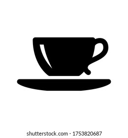 Cup icon symbol vector on white background