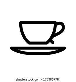 Cup icon symbol vector on white background