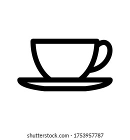 Cup icon symbol vector on white background