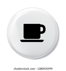 Cup icon in trendy flat style isolated on background. Cup icon logo, app, UI. icon Vector illustration, EPS10. - Vector 
