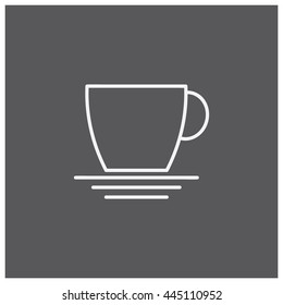 Cup icon, vector
