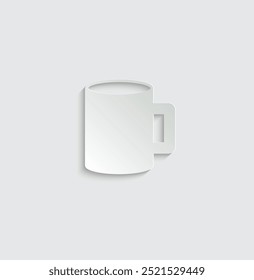 cup icon vector coffee time tea icon cafe logo