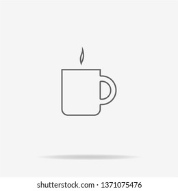 Cup icon. Vector concept illustration for design.