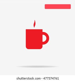 Cup icon. Vector concept illustration for design.