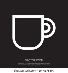 Cup icon vector design. Symbol for your website design, logo, app, UI. Eps10 vector illustration.