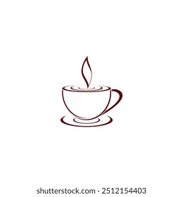 Cup icon vector element for caffee template