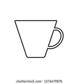 cup icon, vector, flat design