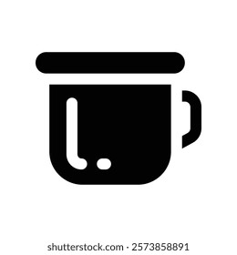cup icon. vector glpyh icon for your website, mobile, presentation, and logo design.