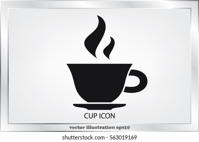 Cup icon vector illustration .