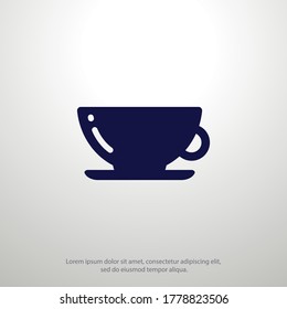 Cup icon. Vector illustration EPS 10.