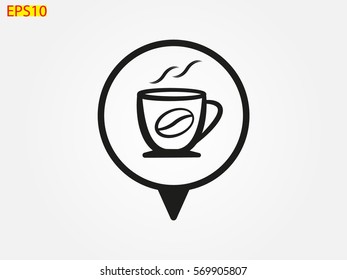 cup, icon, vector illustration eps10