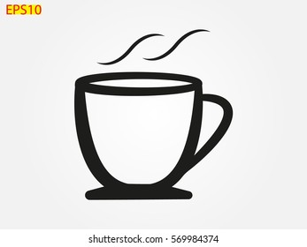 cup, icon, vector illustration eps10