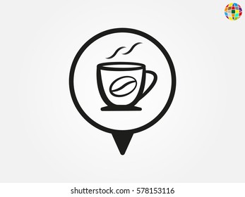 cup, icon, vector illustration eps10