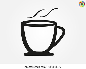 cup, icon, vector illustration eps10