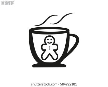 cup, icon, vector illustration eps10