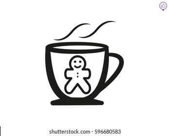 cup, icon, vector illustration eps10