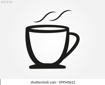 cup, icon, vector illustration eps10