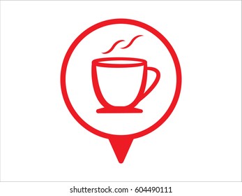 cup, icon, vector illustration eps10