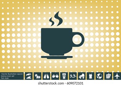 Cup icon vector illustration eps10.