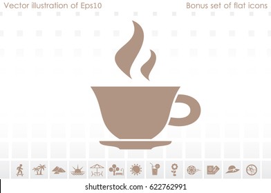 Cup icon vector illustration eps10.