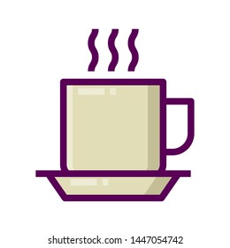 cup icon vector illustration isolated on white background
