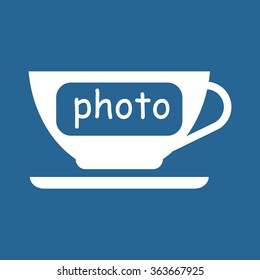 cup icon icon, vector illustration. Modern design. Flat design style
