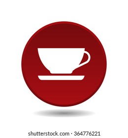 cup icon, vector illustration. Modern design. Flat design style