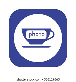 cup icon icon, vector illustration. Modern design. Flat design style