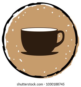Cup icon vector illustration on white background EPS10